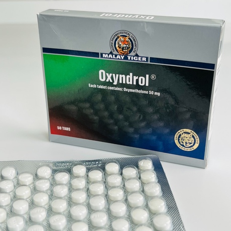 Фото 2 - Оксиметолон Малай Тайгер (Oxyndrol Malay Tiger) 50табл 50мг