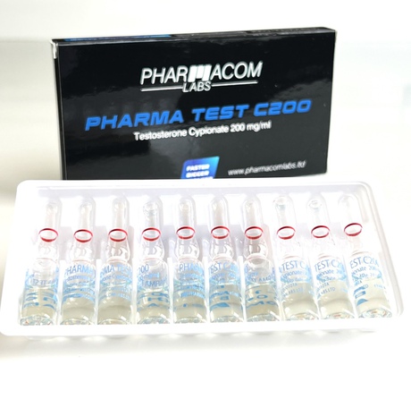 Фото 2 - Тестостерону Ципіонат Фармаком ампули (Pharma Test C200 Pharmacom) 200мг 1мл