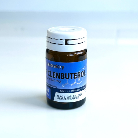Фото 2 - Клёнбутерол СП (SP Clenbuterol) 40мкг 100табл