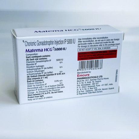 Фото 4 - Гонадотропин хорионический Матерна ХГЧ (Chorionic Gonadotropin Materna HCG) 5000МЕ