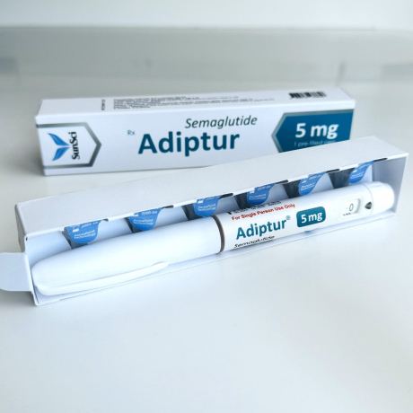 Фото 3 - Семаглутид Adiptur шприц-ручка (Semaglutide) 5мг